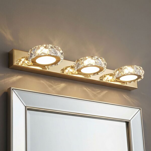 Toolight Toolight, LED nástenné svietidlo, 46 cm, 9W, 4000K, 500lm, zlatá lesklá, OSW-66073