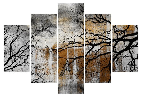 Obraz - Siluety stromov (150x105 cm)