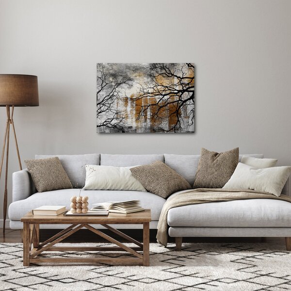 Obraz - Siluety stromov (70x50 cm)