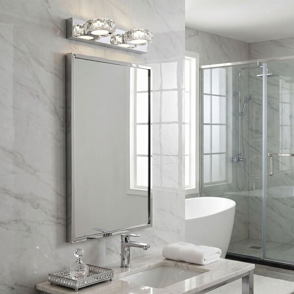 Toolight Toolight, LED nástenné svietidlo 32 cm, 6W, 4000K, 500lm, APP1936-2W, chrómová, OSW-66070
