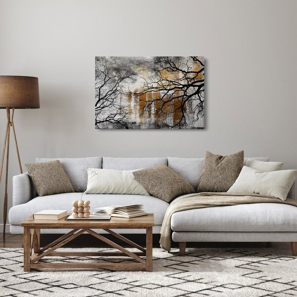 Obraz - Siluety stromov (90x60 cm)