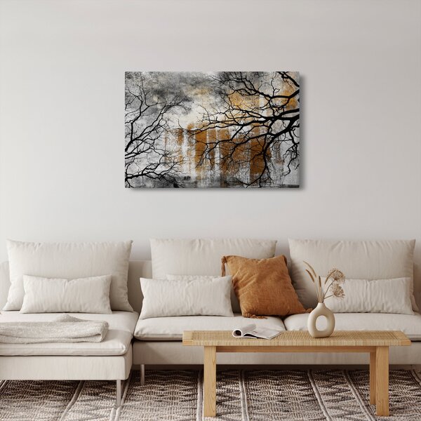 Obraz - Siluety stromov (90x60 cm)