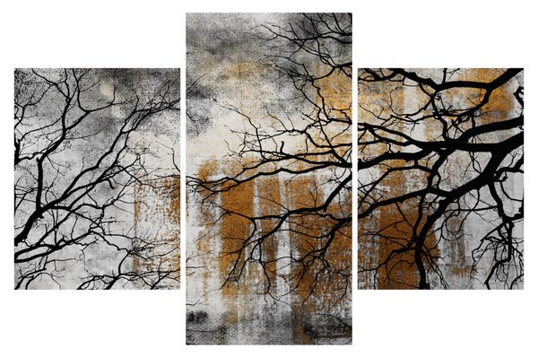 Obraz - Siluety stromov (90x60 cm)