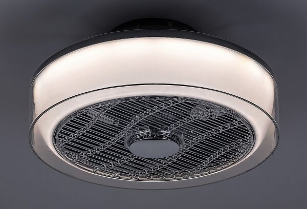 Rabalux - LED Stmievateľné stropné svietidlo s ventilátorom LED/30W/230V + DO