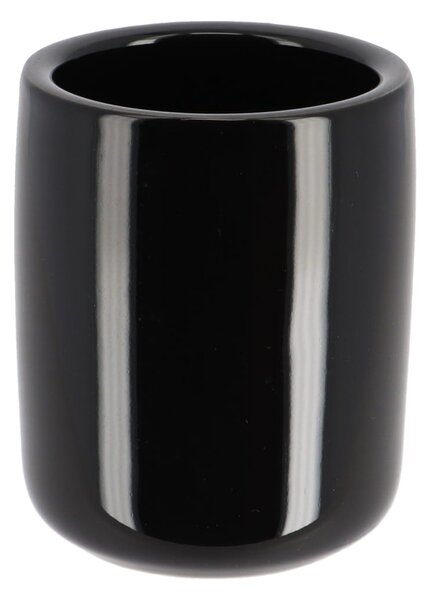 Kúpeľňový pohár Olivon, čierna, 350 ml