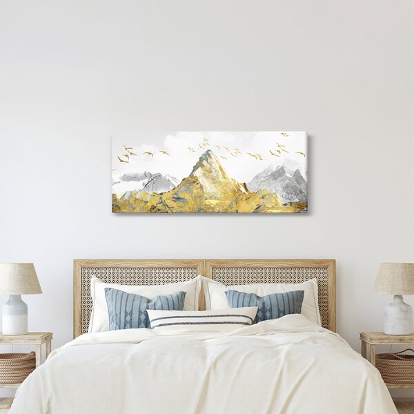 Obraz - Zlatá hora (120x50 cm)