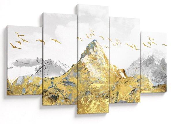 Obraz - Zlatá hora (150x105 cm)