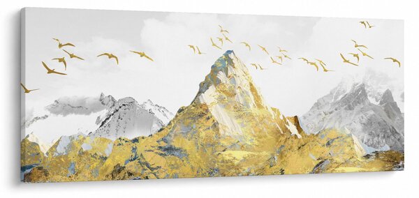 Obraz - Zlatá hora (120x50 cm)