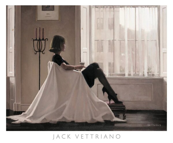 Umelecká tlač In Thoughts Of You - Retrospective Print Exhibition, 1996, Jack Vettriano, (80 x 60 cm)
