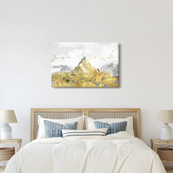 Obraz - Zlatá hora (90x60 cm)