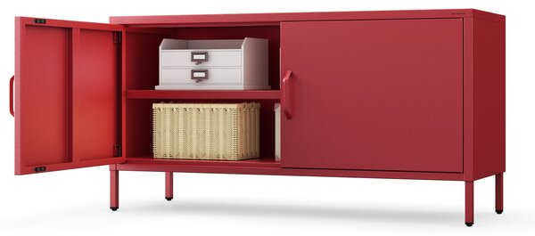 TV stolík na nožičkách ROSA, 1150 x 595 x 400 mm, Modern: červená farba