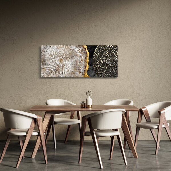 Obrázok - Kmeň stromu v koláži 2 (120x50 cm)