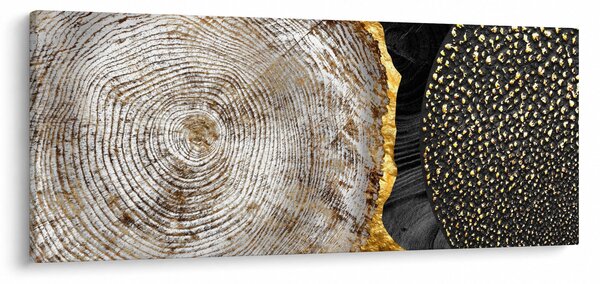 Obrázok - Kmeň stromu v koláži 2 (120x50 cm)
