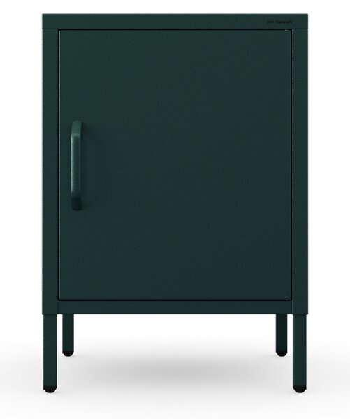 Nočný stolík MIA, 424 x 595 x 400 mm, Modern: fľaškovo zelená farba