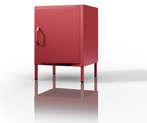 Nočný stolík MIA, 424 x 595 x 400 mm, Modern: červená farba