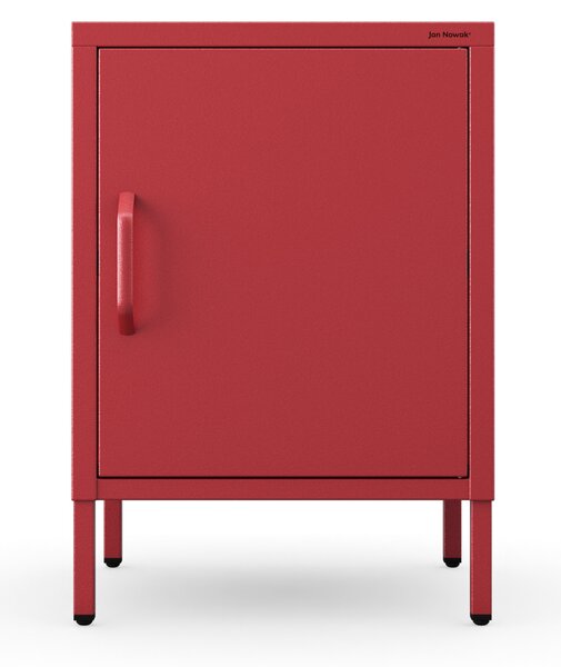 Nočný stolík MIA, 424 x 595 x 400 mm, Modern: červená farba