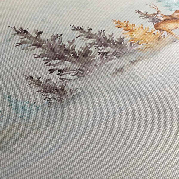 Obraz - Akvarelový les (120x50 cm)