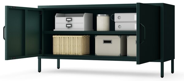 TV stolík na nožičkách ROSA, 1150 x 595 x 400 mm, Modern: fľaškovo zelená farba