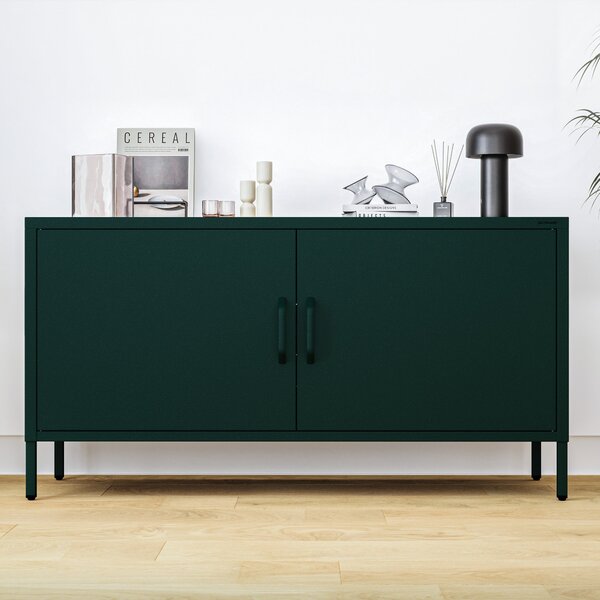 TV stolík na nožičkách ROSA, 1150 x 595 x 400 mm, Modern: fľaškovo zelená farba