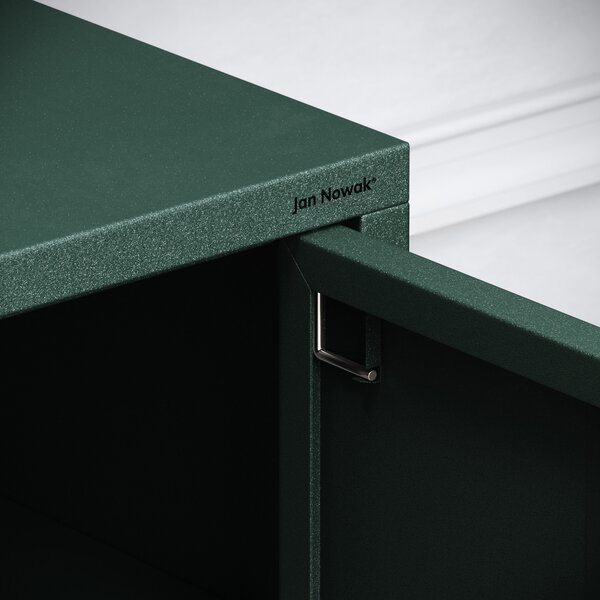 TV stolík na nožičkách ROSA, 1150 x 595 x 400 mm, Modern: fľaškovo zelená farba