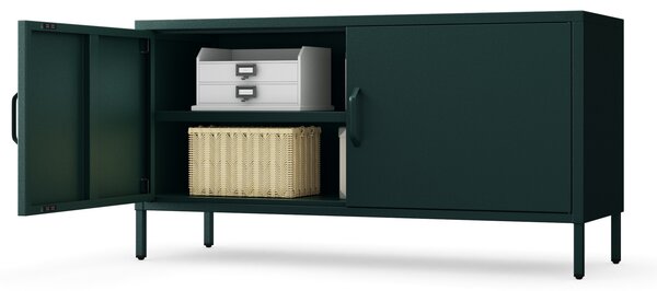 TV stolík na nožičkách ROSA, 1150 x 595 x 400 mm, Modern: fľaškovo zelená farba