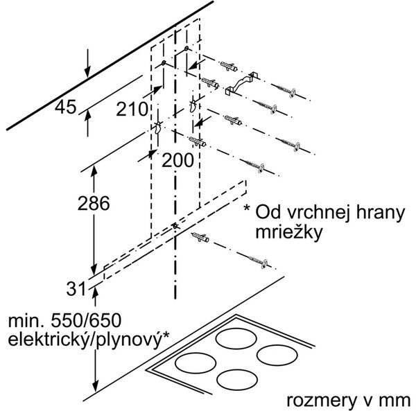 Bosch DWB96BC60 + kupóny na daľší nákup - Odsávač pár