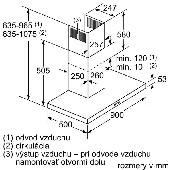 Bosch DWB96BC60 + kupóny na daľší nákup - Odsávač pár