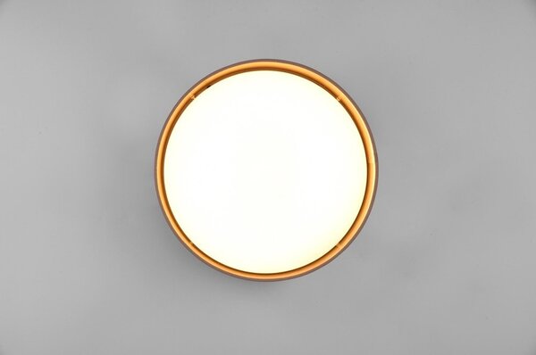 Svetlohnedé LED stropné svietidlo ø 30 cm Locarno – Reality
