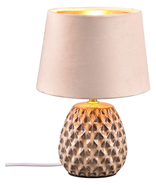 Béžová stolová lampa (výška 27 cm) Ariana - Reality