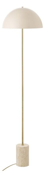 Béžová stojacia lampa s kovovým tienidlom (výška 155 cm) Sheffield – House Nordic
