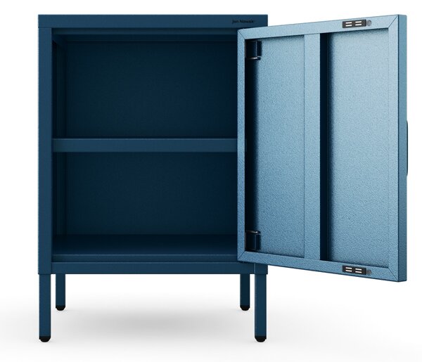 Nočný stolík MIA, 424 x 595 x 400 mm, Modern: tmavomodrá farba