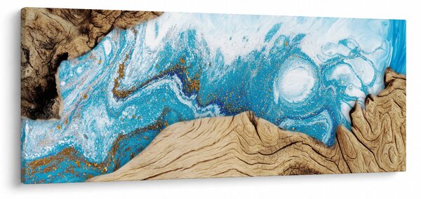 Obraz - Drevo (120x50 cm)