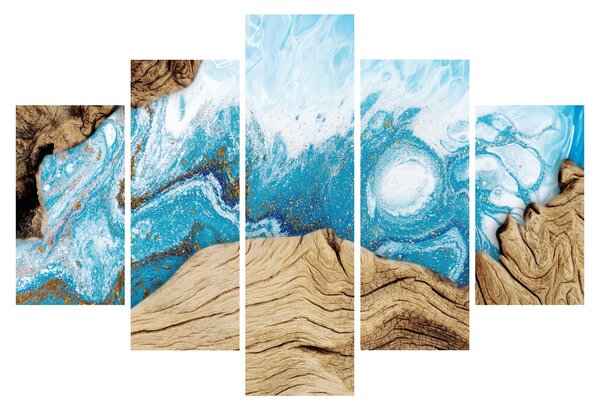 Obraz - Drevo (150x105 cm)