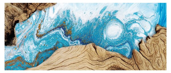 Obraz - Drevo (120x50 cm)
