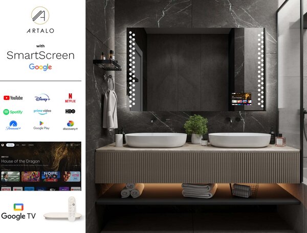 Zrkadlo do kúpeľne s LED osvetlením M10