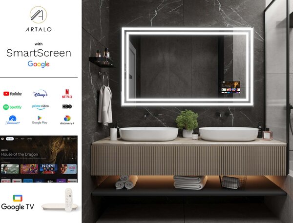 Zrkadlo do kúpeľne s LED osvetlením M3 premium
