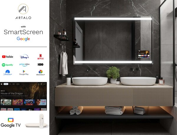 Zrkadlo do kúpeľne s LED osvetlením M11 premium