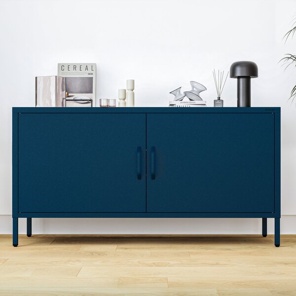 TV stolík na nožičkách ROSA, 1150 x 595 x 400 mm, Modern: tmavomodrá farba