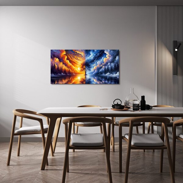 Obraz magický strom života v krajine