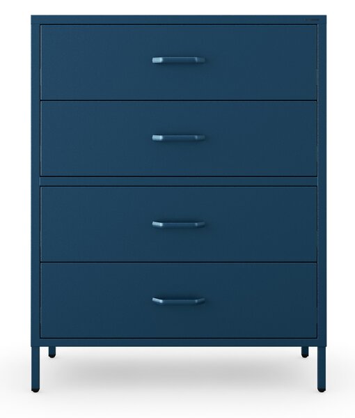 Komoda CARLA, 800 x 1015 x 400 mm, Modern: tmavomodrá farba