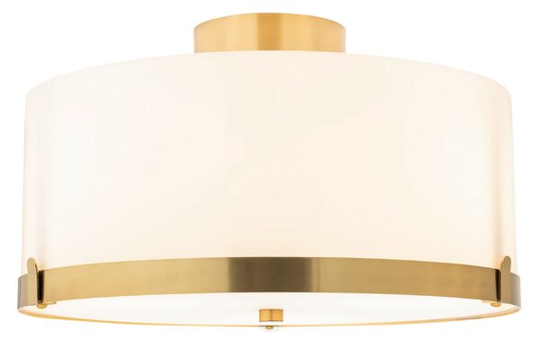 Stropné Lampa By Rydéns, Marcel, stmievateľné, Zlatá / Mosadz, Obývacia izba, Sklo