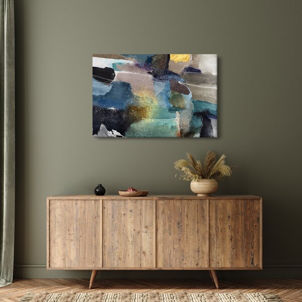 Obraz - Akvarelová abstrakcia (90x60 cm)