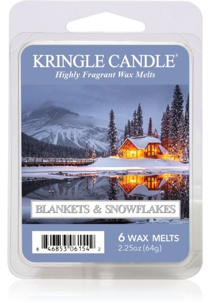 Kringle Candle Blankets & Snowflakes Wax Melt DVA vonná sviečka 64 g
