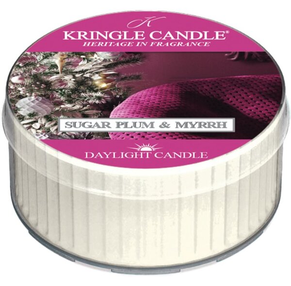 Kringle Candle Sugar Plum & Myrrh Daylight vonná sviečka 42 g