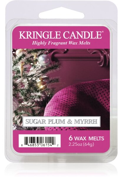 Kringle Candle Sugar Plum & Myrrh Wax Pot vonná sviečka 64 g