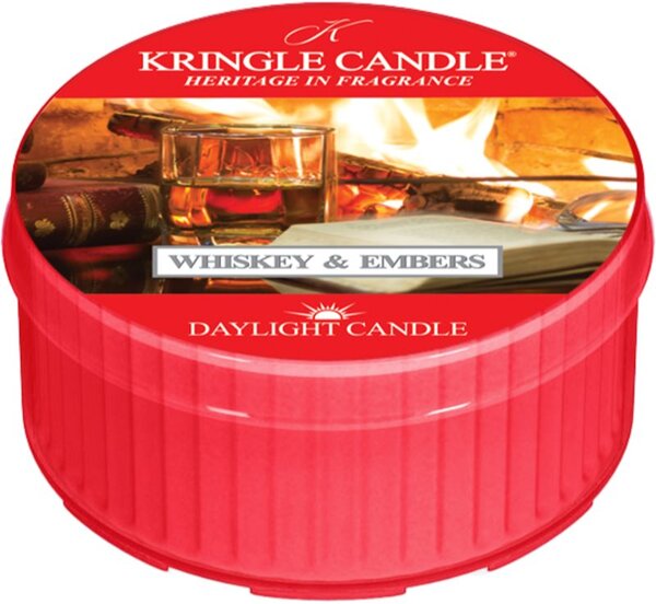 Kringle Candle Whiskey & Embers čajová sviečka 42 g