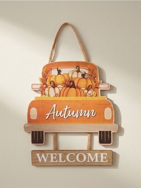 Sinsay - Nástenná dekorácia – auto s nápisom „Autumn Welcome” - viacfarebná