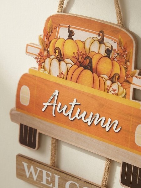 Sinsay - Nástenná dekorácia – auto s nápisom „Autumn Welcome” - viacfarebná