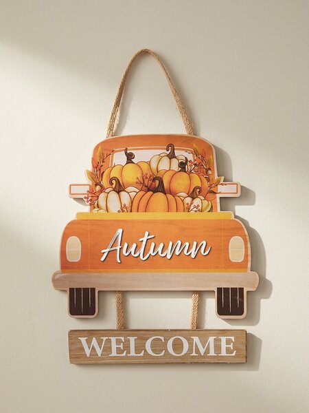 Sinsay - Nástenná dekorácia – auto s nápisom „Autumn Welcome” - viacfarebná
