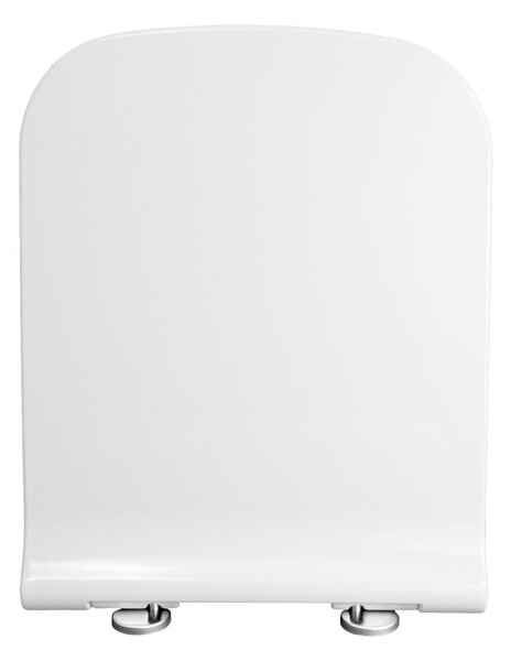 Gamma Viana, toaletné WC sedátko 418(467)x444mm z duroplastu s pomalým zatváraním, biela, ERG-GAM-D6